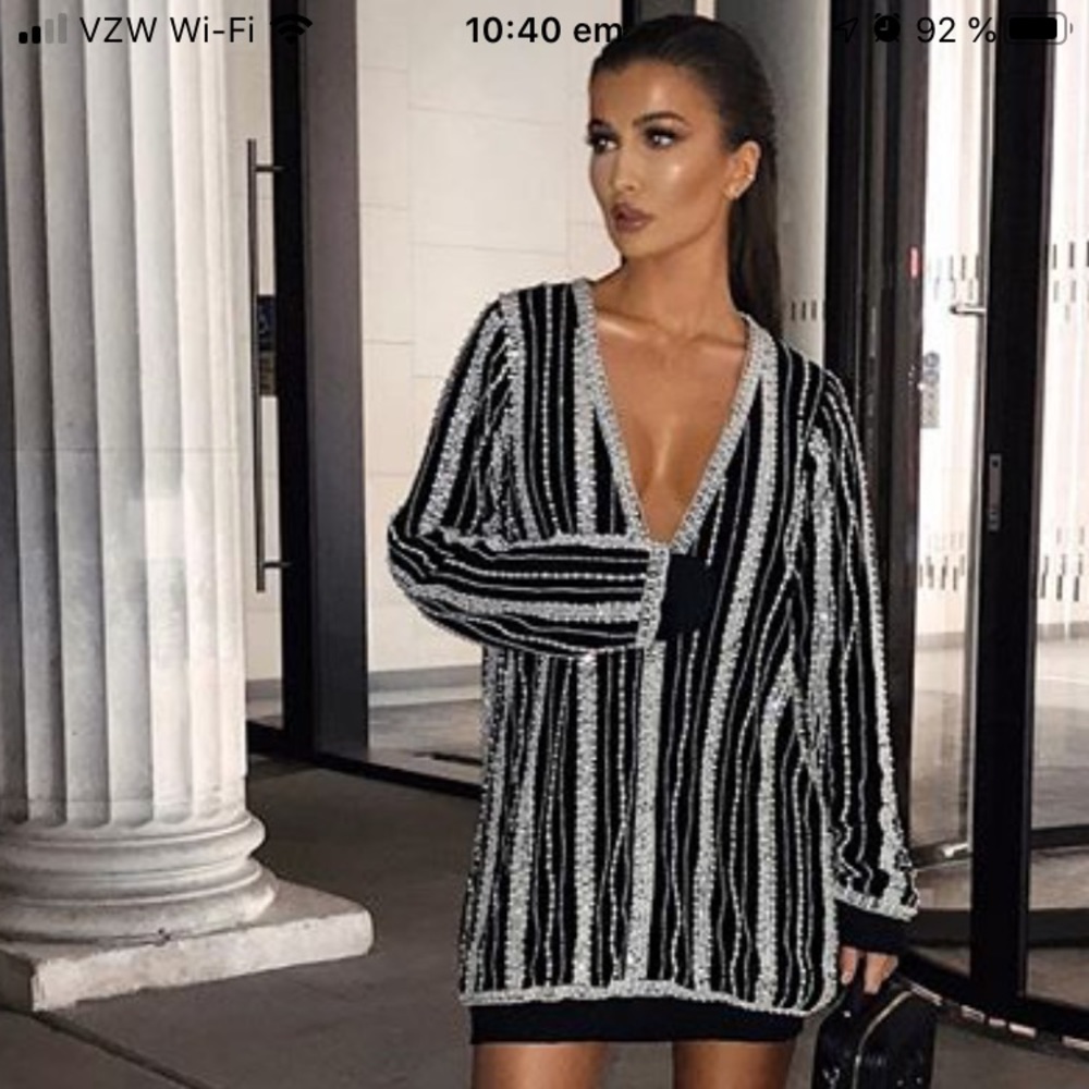 Embellished KHANUM sweater dress gorgeous!!!